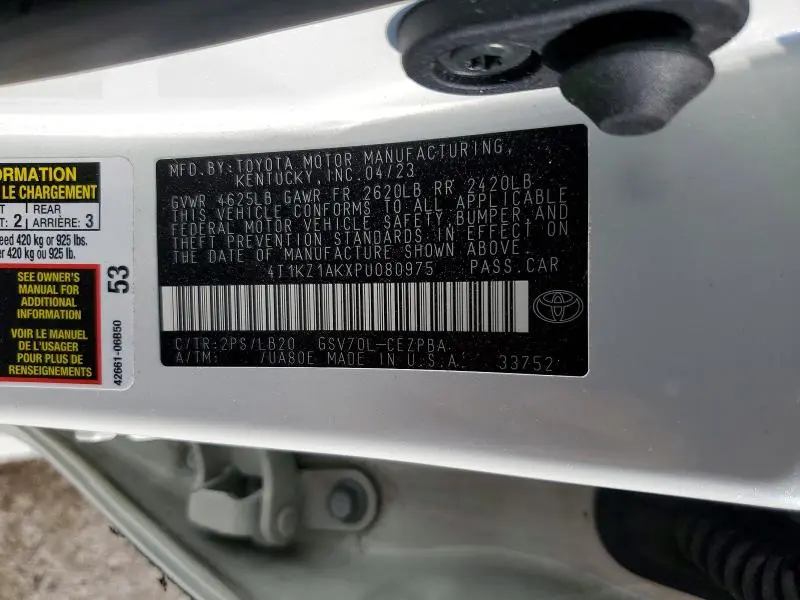 2023 TOYOTA CAMRY XSE V6  
