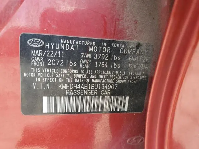 2011 HYUNDAI ELANTRA GLS  