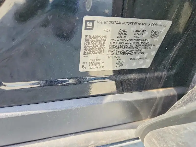 2019 GMC TERRAIN SLE  