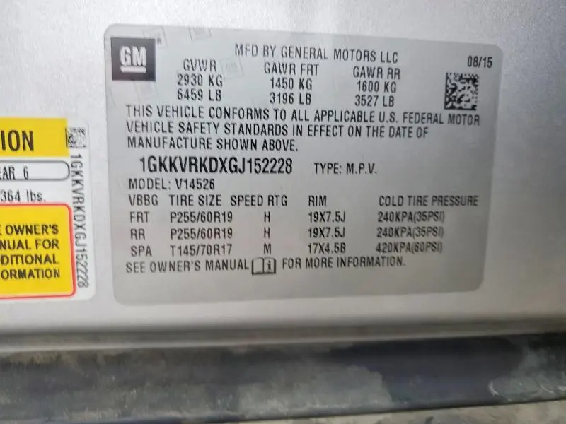 2016 GMC ACADIA SLT-1  