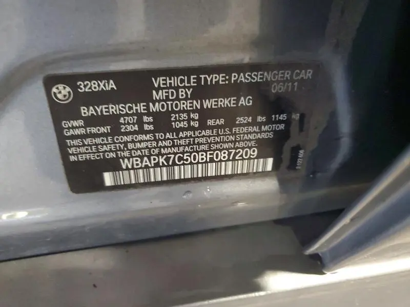 2011 BMW 328 XI  