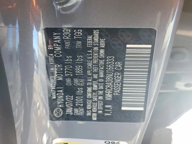 2022 HYUNDAI VENUE SEL  