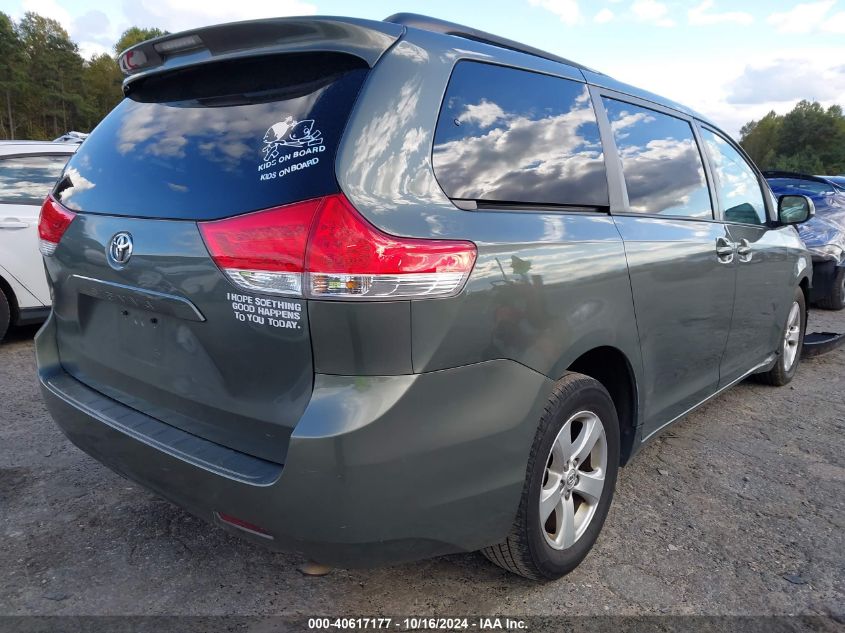 2014 TOYOTA SIENNA LE V6 8 PASSENGER