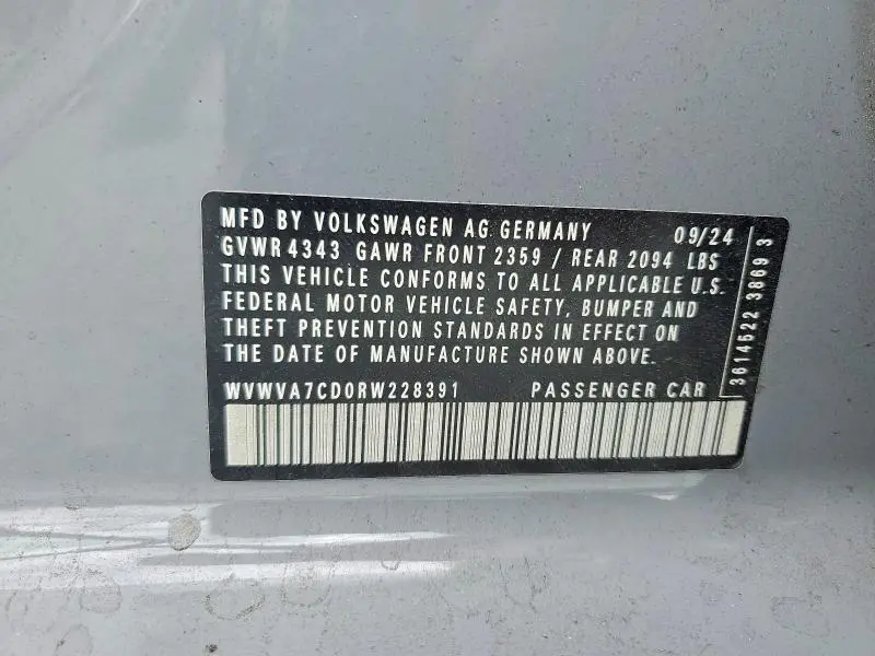 2024 VOLKSWAGEN GTI AUTOBAHN  