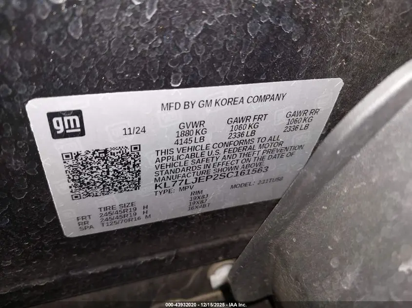 2025 CHEVROLET TRAX FWD 2RS