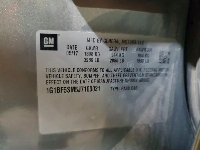 2018 CHEVROLET CRUZE PREMIER  
