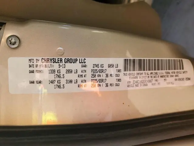 2014 CHRYSLER TOWN & COUNTRY TOURING  