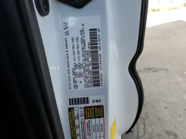 2022 TOYOTA TACOMA ACCESS CAB  