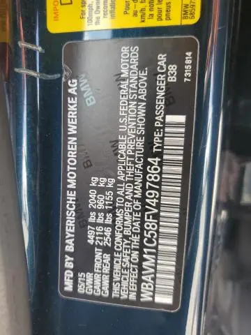 2015 BMW X1 SDRIVE28I  