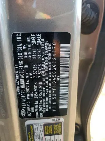 2016 KIA SORENTO EX  