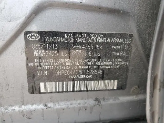 2014 HYUNDAI SONATA SE  