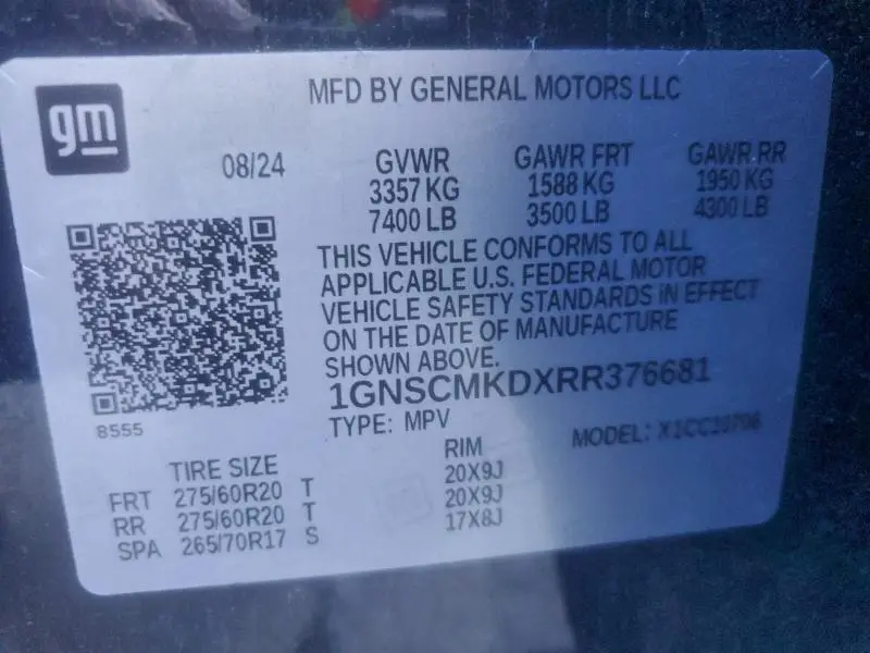 2024 CHEVROLET TAHOE C1500 LS  