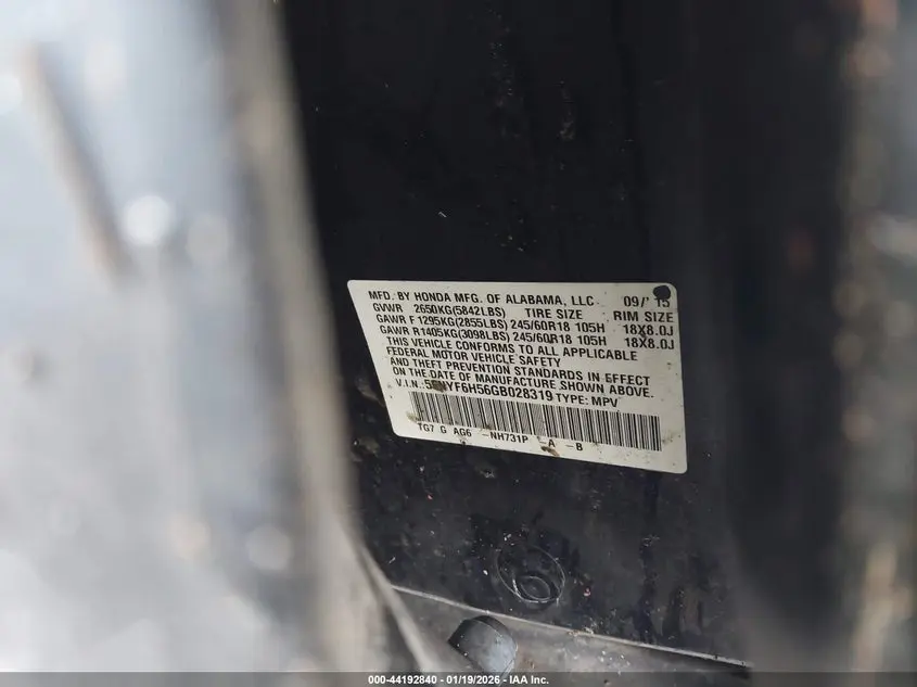 2016 HONDA PILOT EX-L