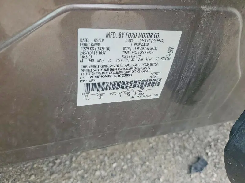 2019 FORD EDGE SE  