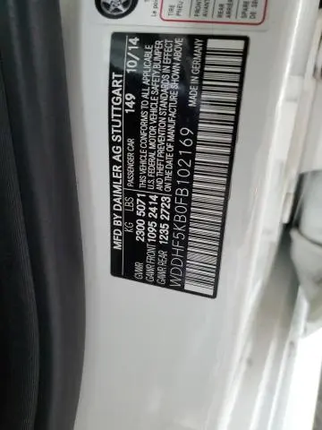 2015 MERCEDES-BENZ E 350  