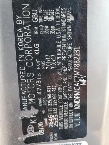 2021 KIA SPORTAGE LX  