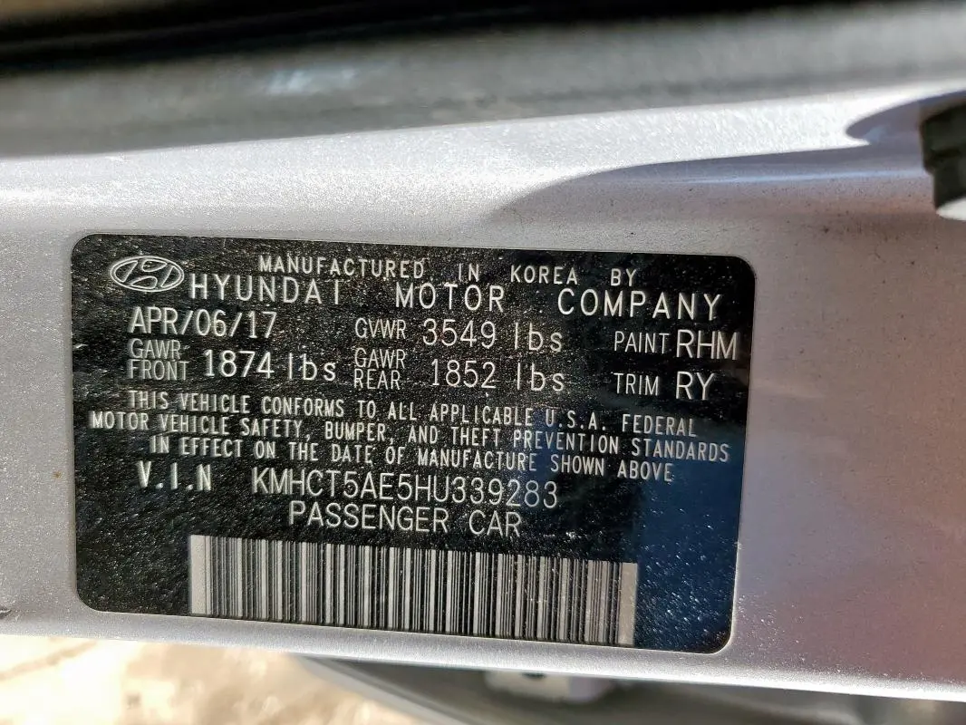 2017 HYUNDAI ACCENT SE  