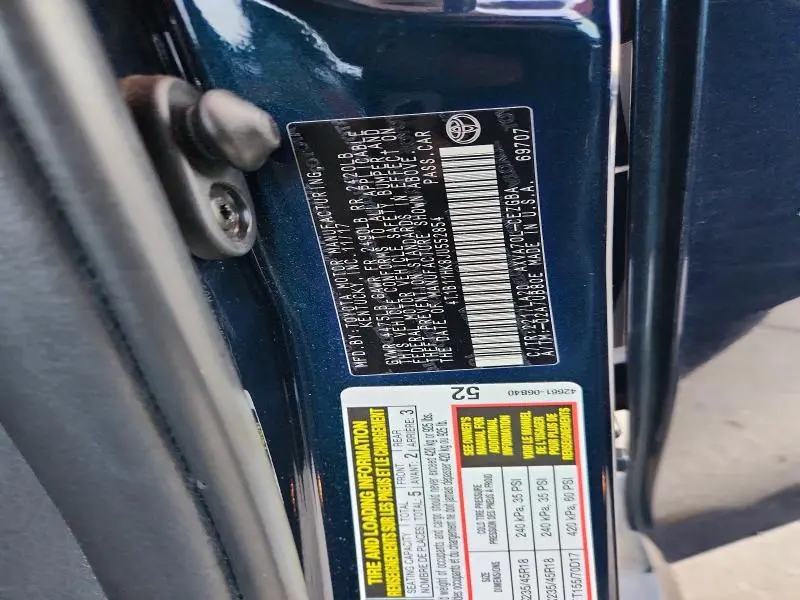 2018 TOYOTA CAMRY XLE  