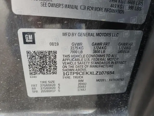 2020 GMC SIERRA K1500 ELEVATION  