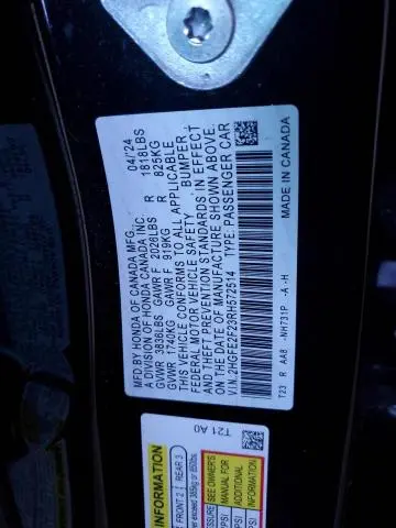 2024 HONDA CIVIC LX  