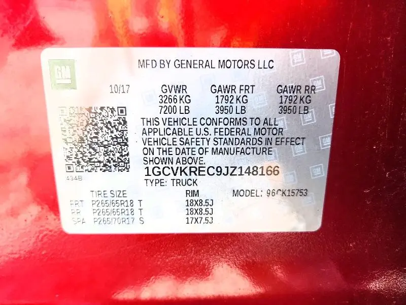 2018 CHEVROLET SILVERADO K1500 LT  