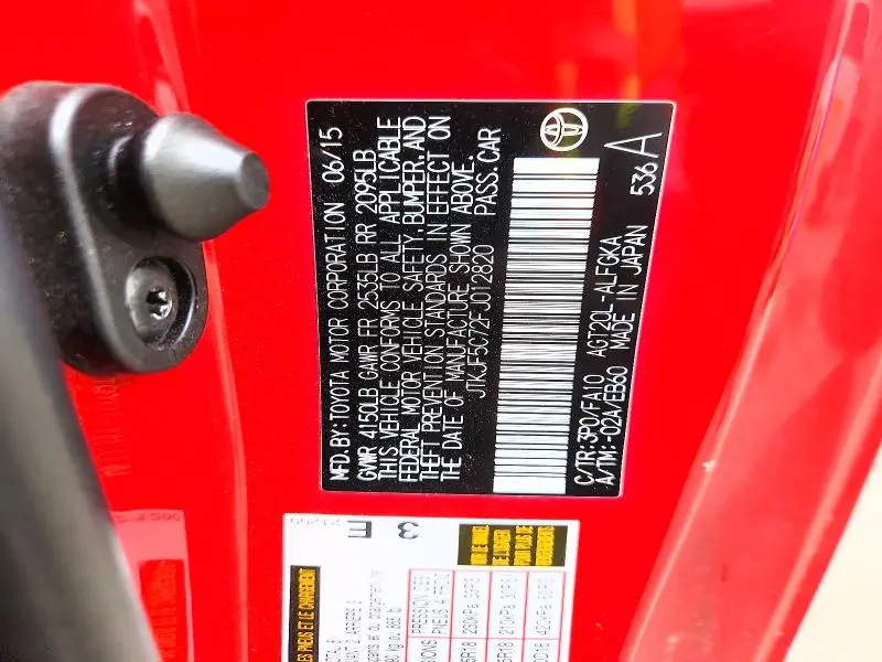 2015 SCION TC BASE  