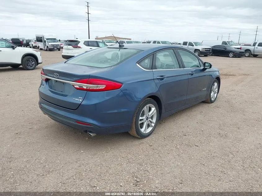 2018 FORD FUSION HYBRID SE