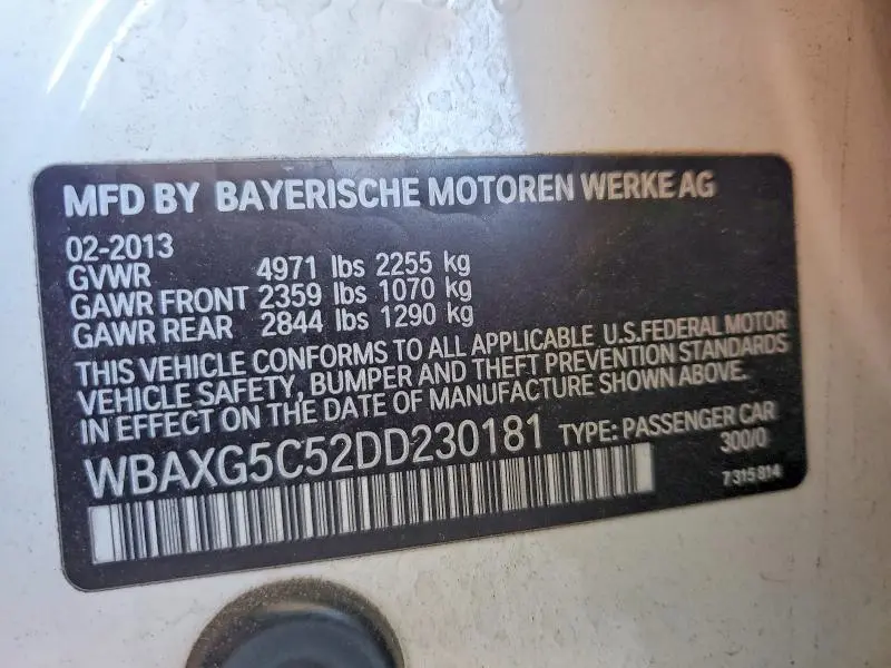 2013 BMW 528 I  