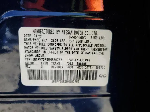 2021 INFINITI Q50 RED SPORT 400  