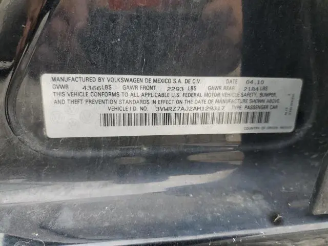 2010 VOLKSWAGEN JETTA SE  