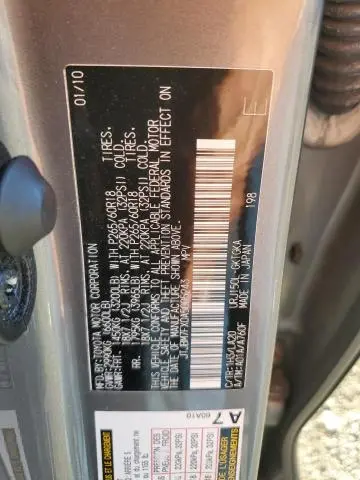 2010 LEXUS GX 460  