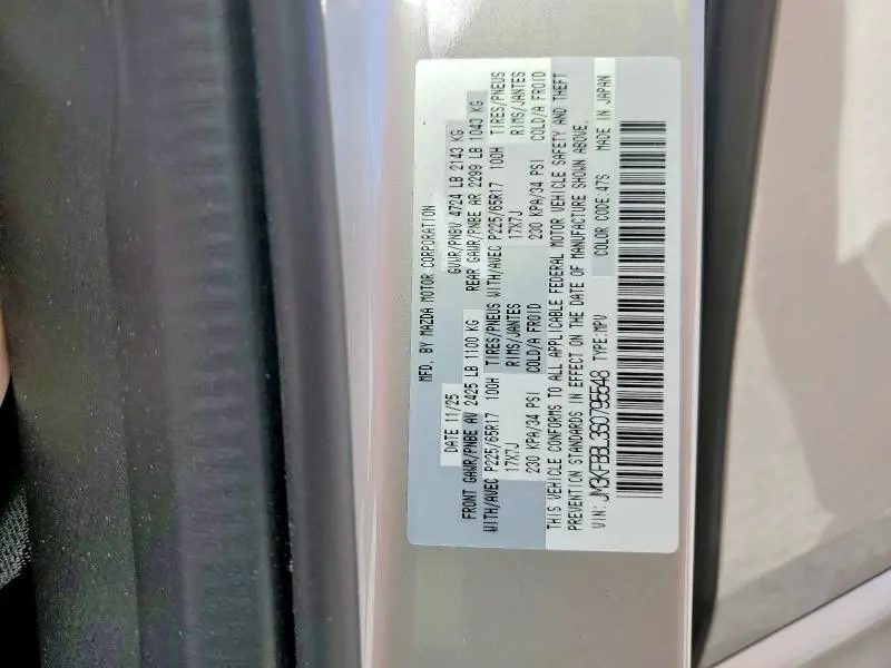 2025 MAZDA CX-5 SELECT  