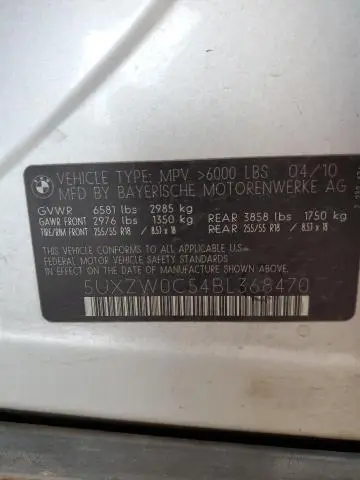 2011 BMW X5 XDRIVE35D  