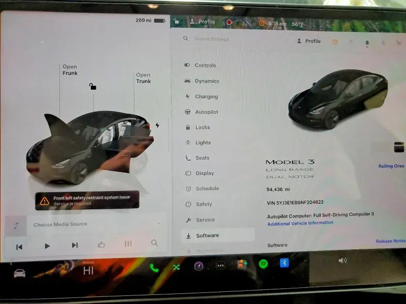 2022 TESLA MODEL 3   