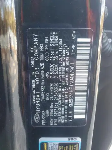 2022 HYUNDAI PALISADE CALLIGRAPHY  