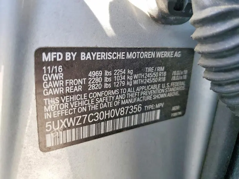 2017 BMW X3 SDRIVE28I  