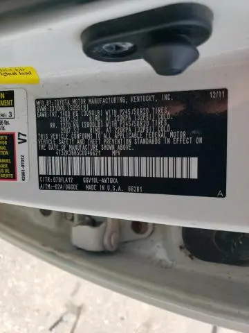 2012 TOYOTA VENZA LE  
