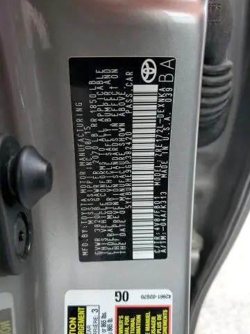 2016 TOYOTA COROLLA L  