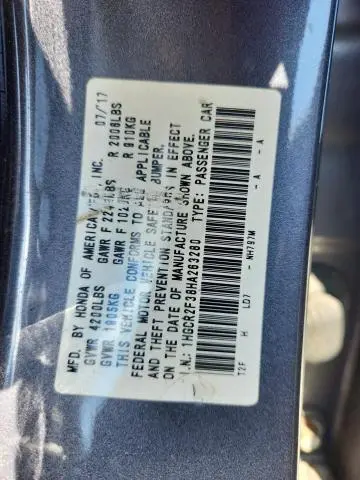 2017 HONDA ACCORD LX