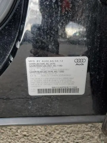 2012 AUDI Q5 PREMIUM PLUS