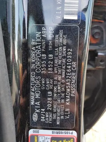 2014 KIA RIO LX  