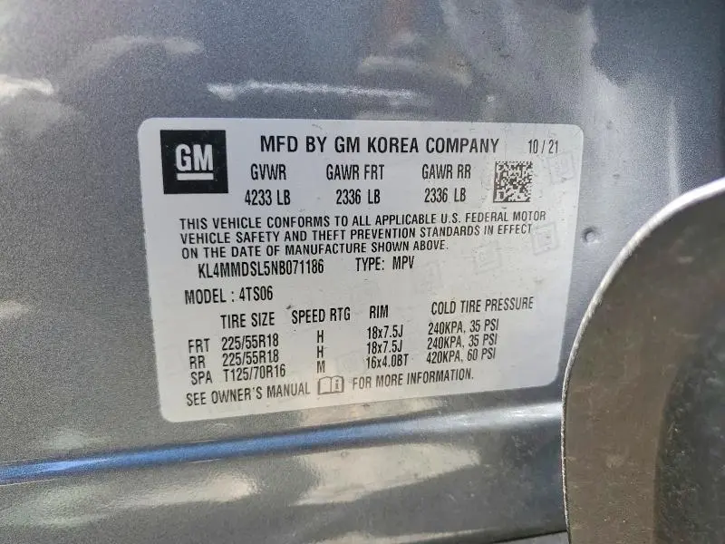 2022 BUICK ENCORE GX SELECT  
