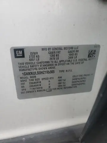 2017 GMC ACADIA SLT-1