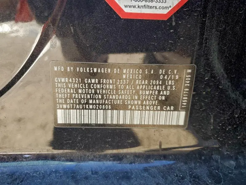 2019 VOLKSWAGEN GTI S  