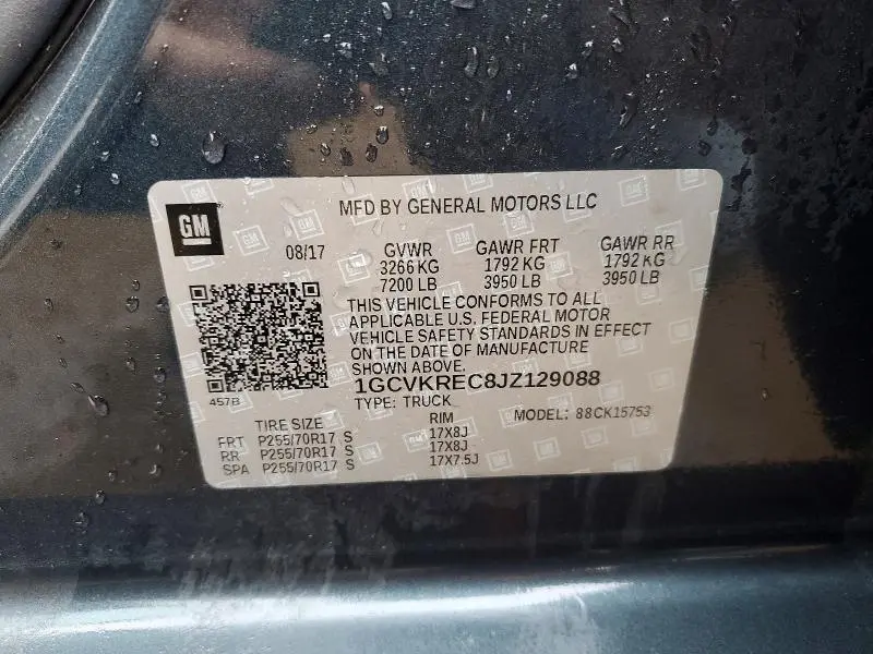 2018 CHEVROLET SILVERADO K1500 LT  