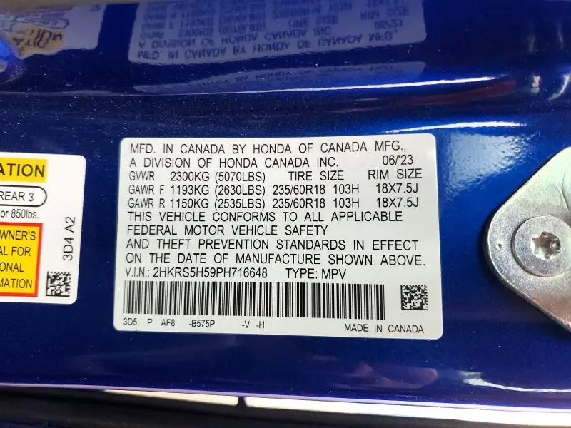 2023 HONDA CR-V SPORT  