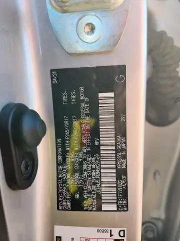 2021 TOYOTA 4RUNNER SR5/SR5 PREMIUM  