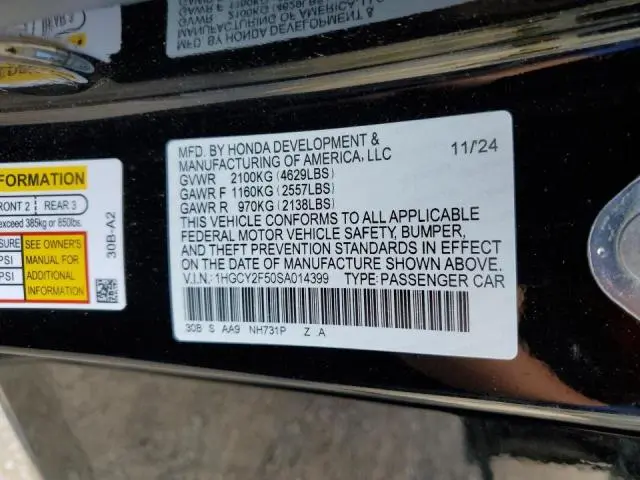 2025 HONDA ACCORD HYBRID SPORT  