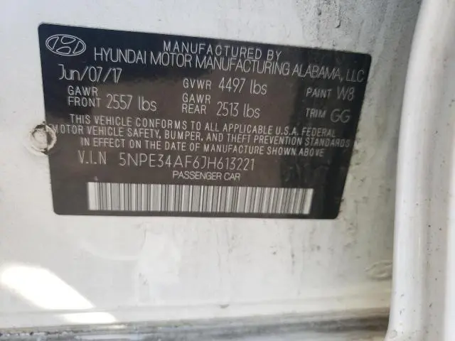 2018 HYUNDAI SONATA SPORT  