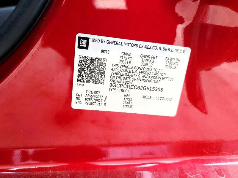 2018 CHEVROLET SILVERADO C1500 LT  